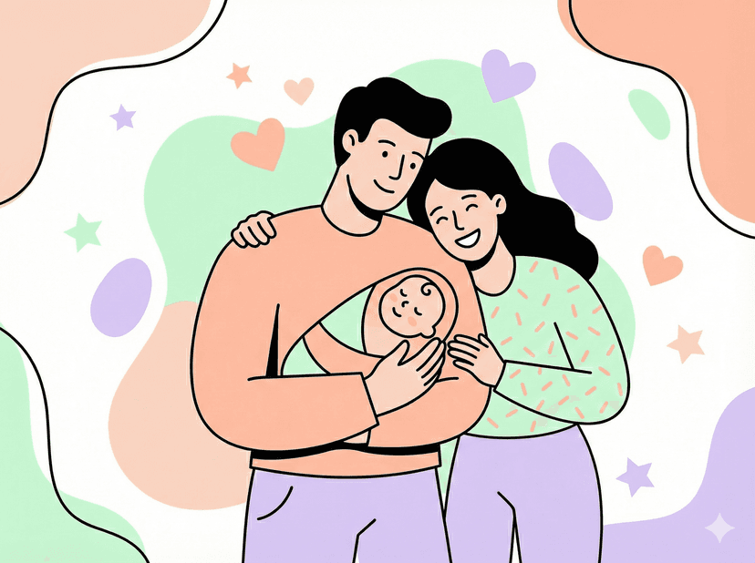 Kuddle app interface showing voice logging and activity tracking